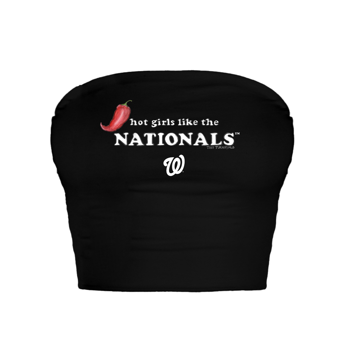 Washington Nationals Hot Girls Crop Tube Top