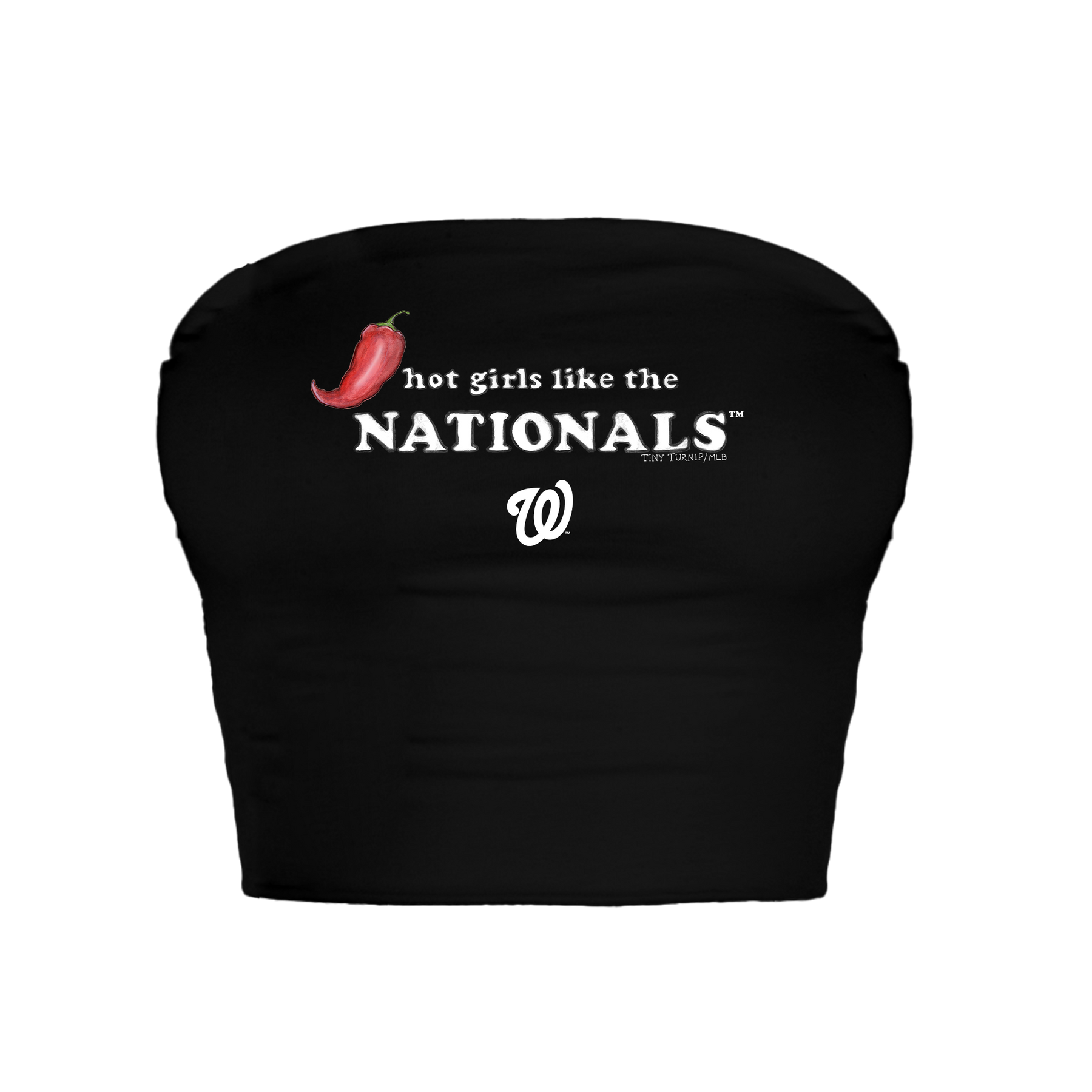 Washington Nationals Hot Girls Crop Tube Top