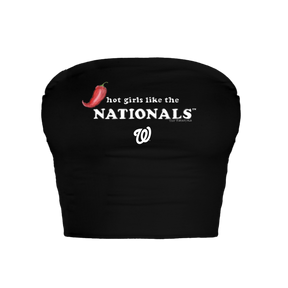 Washington Nationals Hot Girls Crop Tube Top