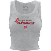 Washington Nationals Hot Girls Crop Tank