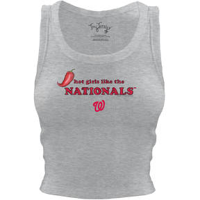 Washington Nationals Hot Girls Crop Tank