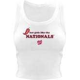 Washington Nationals Hot Girls Crop Tank