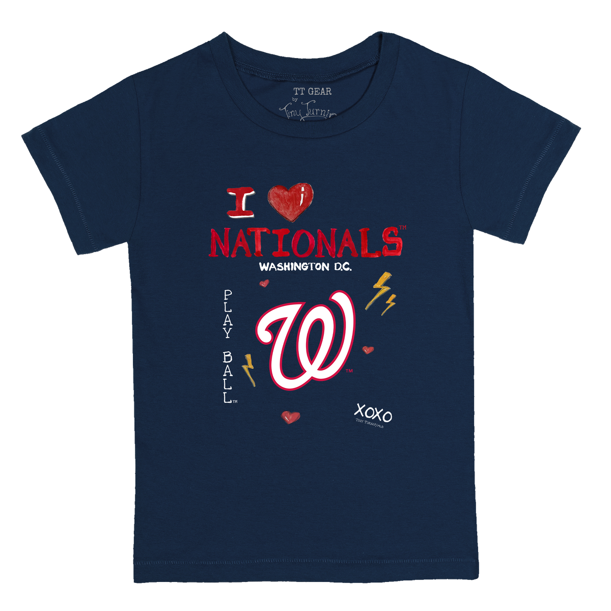 I Heart Nationals Kid's Tee Shirt - Tiny Turnip