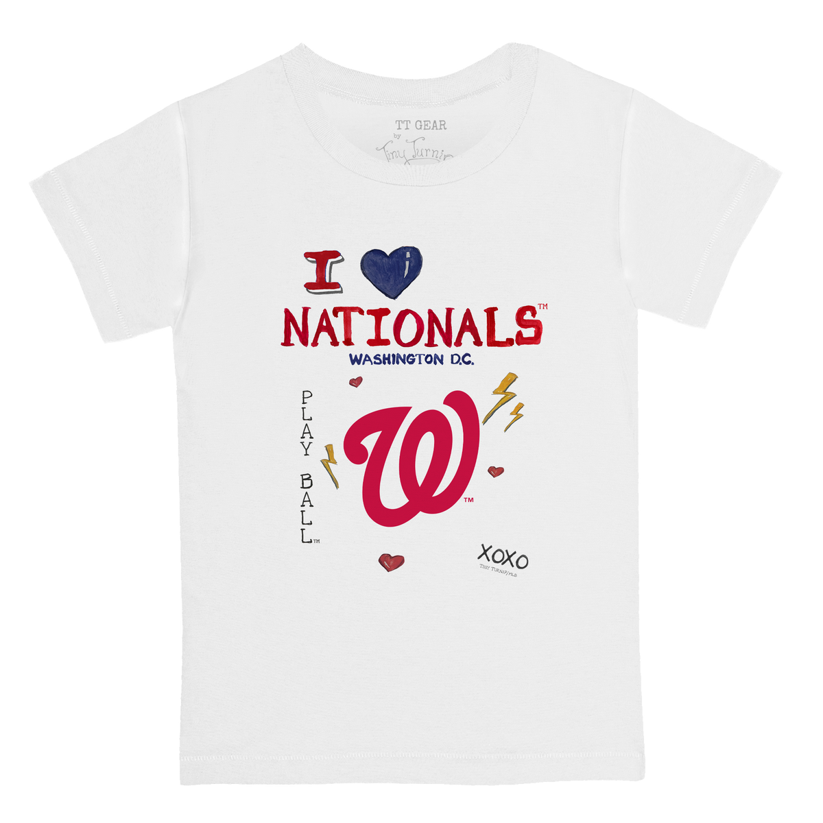 I Heart Nationals Kid's Tee Shirt - Tiny Turnip
