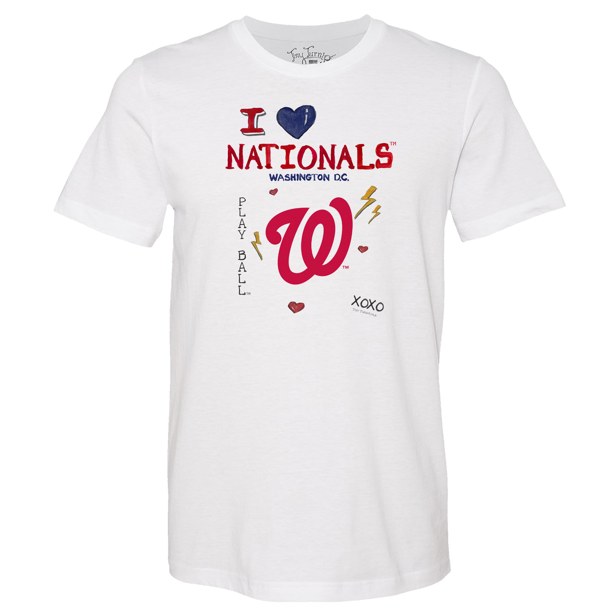 I Heart Nationals Unisex Tee Shirt - Tiny Turnip