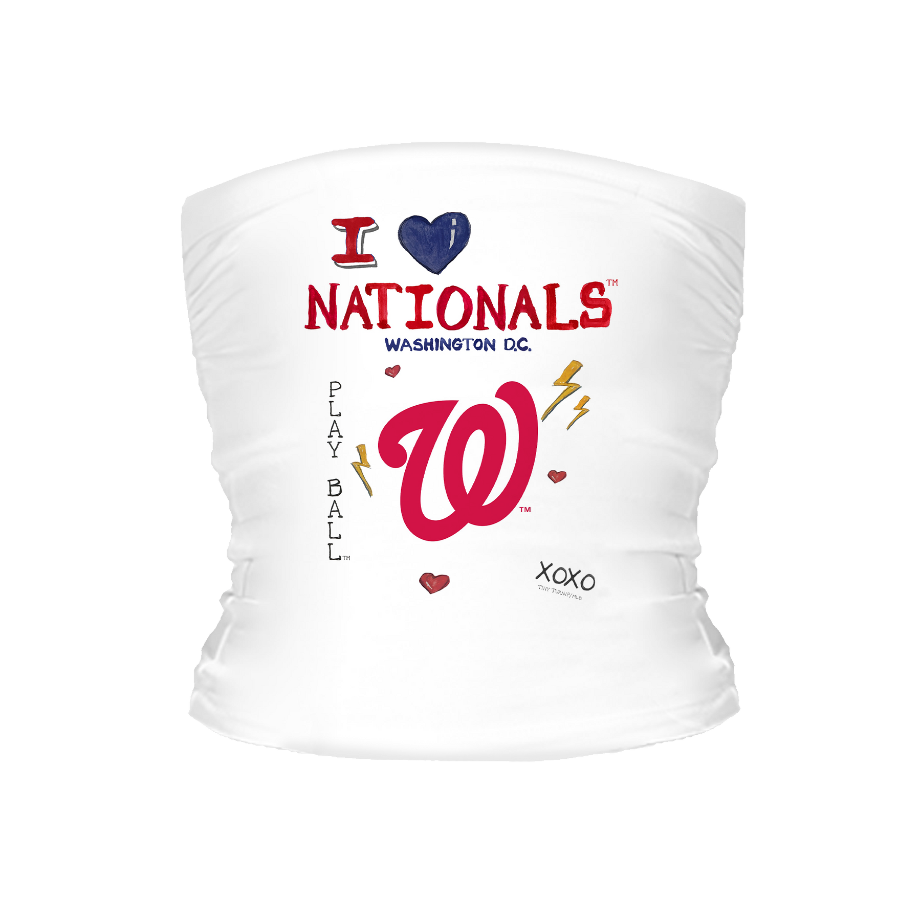 I Heart Nationals Tube Top - Tiny Turnip