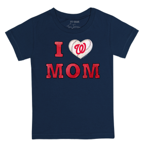 Washington Nationals I Love Mom Tee Shirt