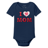 Washington Nationals I Love Mom Short Sleeve Snapper