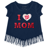 Washington Nationals I Love Mom Fringe Tee
