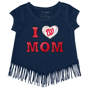 Washington Nationals I Love Mom Fringe Tee