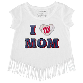 Washington Nationals I Love Mom Fringe Tee