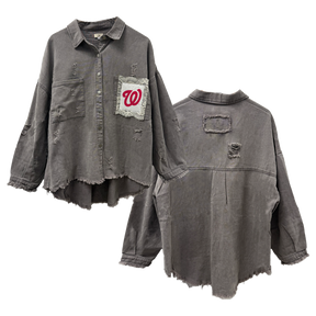 Washington Nationals Lace Olivia Jacket - Tiny Turnip