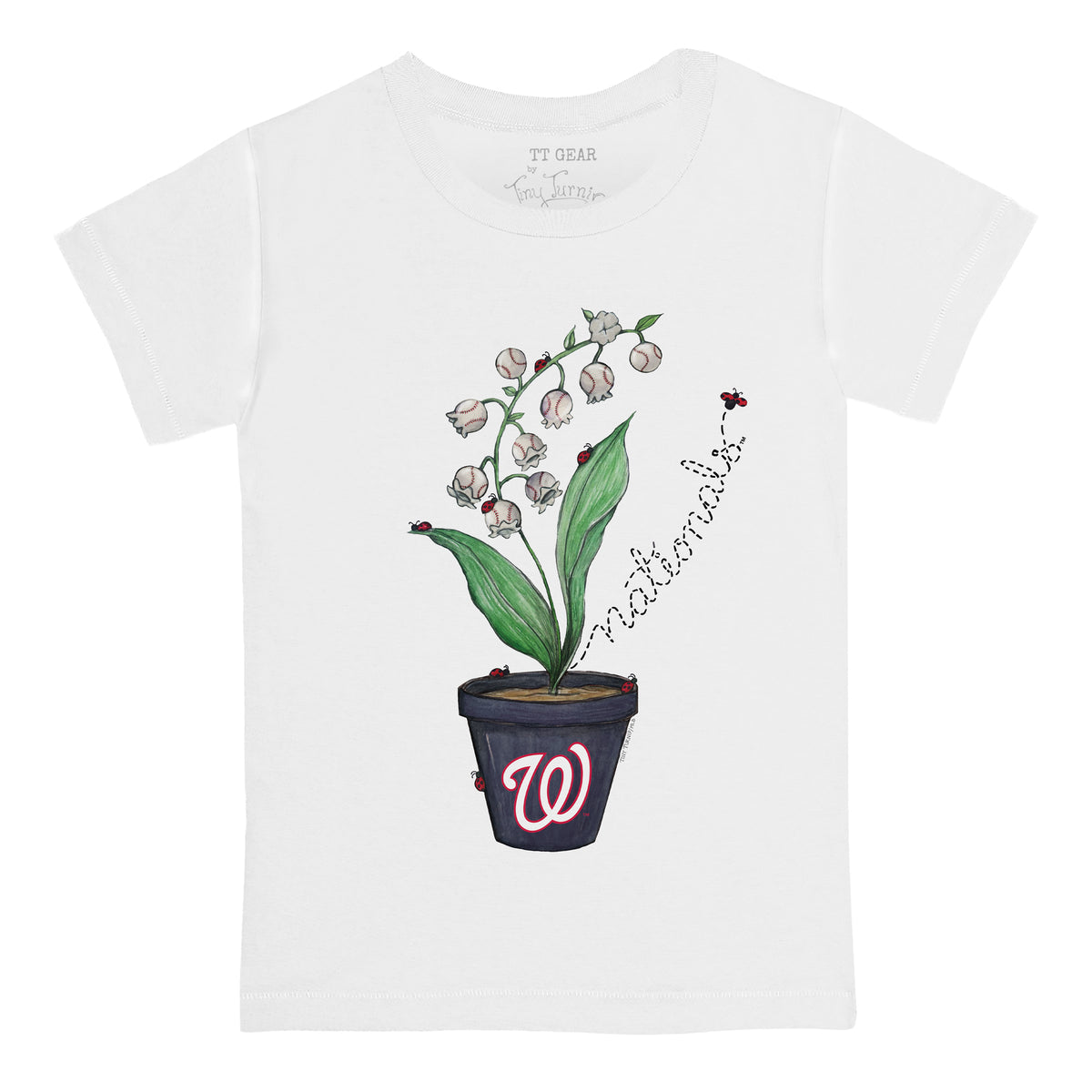 Washington Nationals Ladybug Tee Shirt
