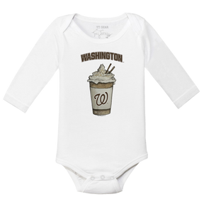 Washington Nationals Latte Long Sleeve Snapper