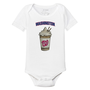 Washington Nationals Latte Short Sleeve Snapper
