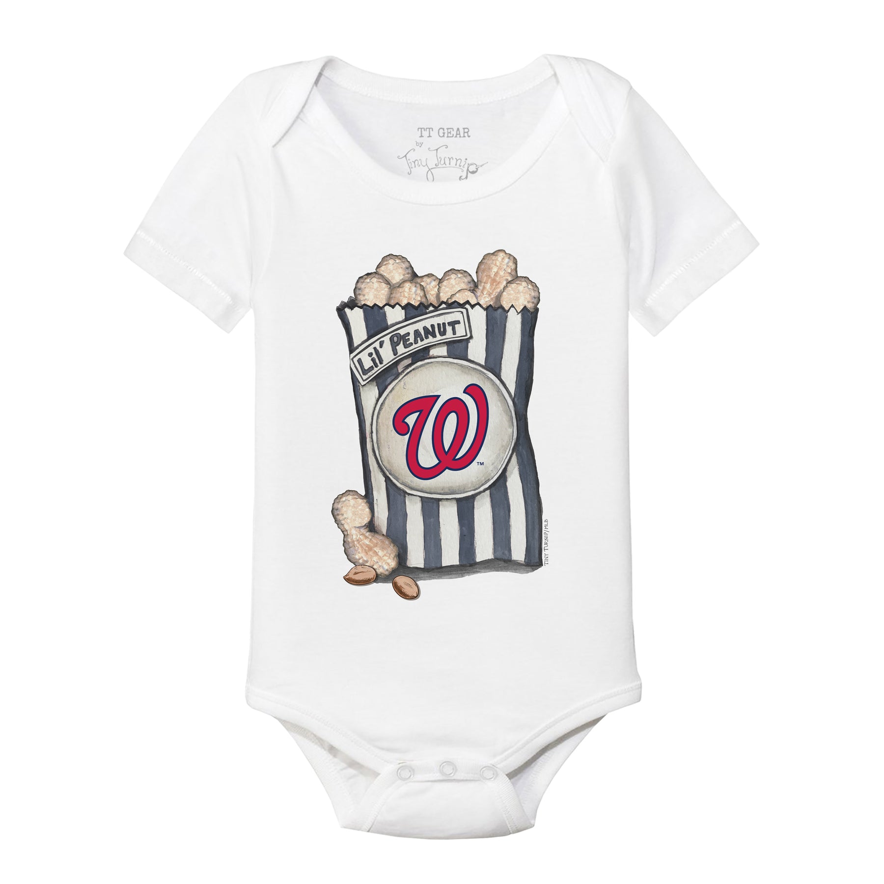 Washington Nationals Lil' Peanut Short Sleeve Snapper