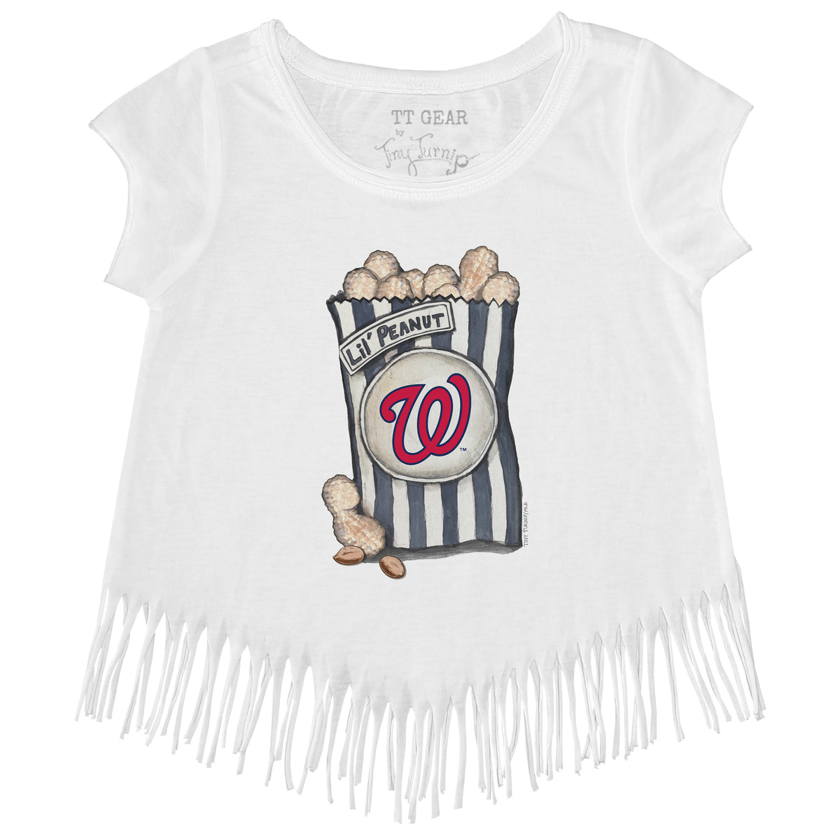 Washington Nationals Lil' Peanut Fringe Tee