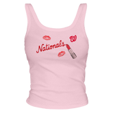 Washington Nationals Lipstick OG Ribbed Tank - Tiny Turnip