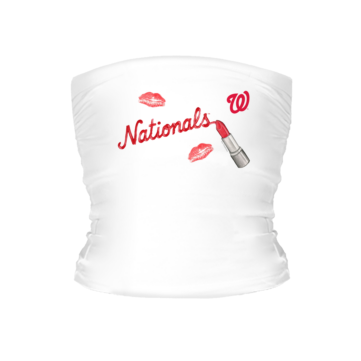 Washington Nationals Lipstick Tube Top - Tiny Turnip