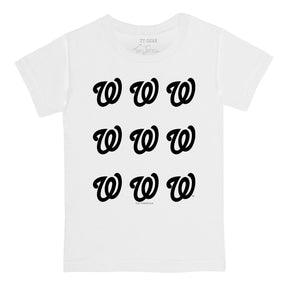 Washington Nationals Logo Grid Tee Shirt