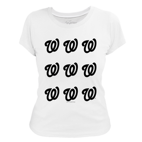 Washington Nationals Logo Grid Tee Shirt - Tiny Turnip