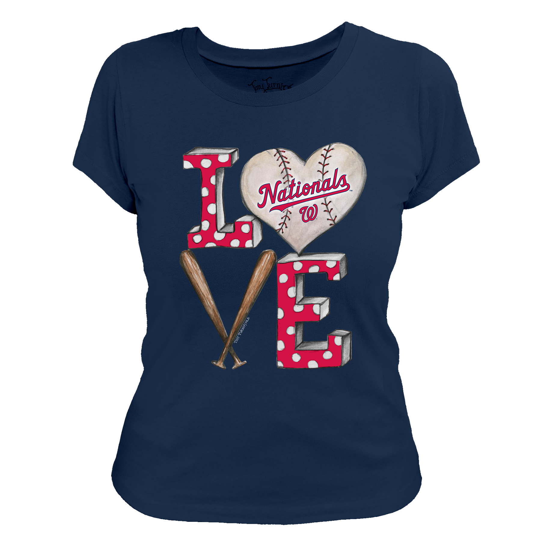 Washington Nationals Baseball LOVE Tee Shirt