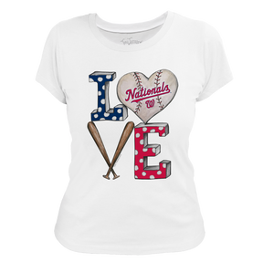 Washington Nationals Baseball LOVE Tee Shirt