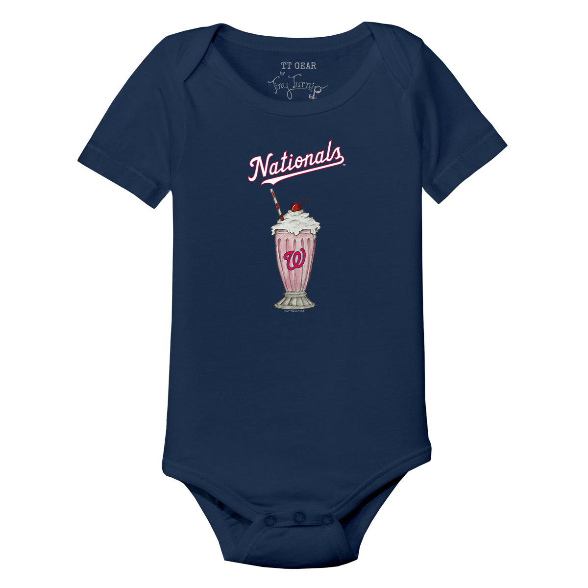 Washington Nationals Milkshake Short Sleeve Snapper