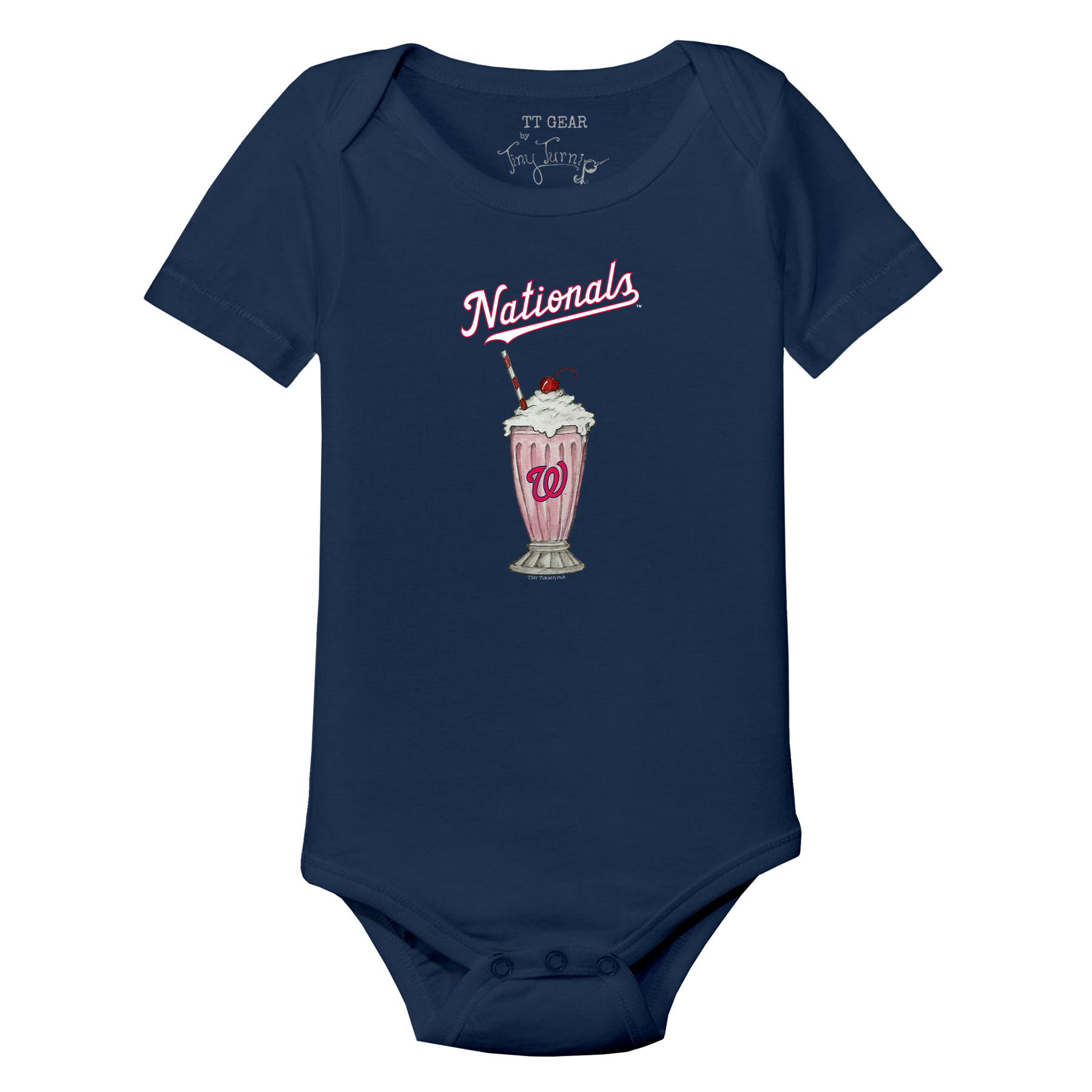 Washington Nationals Milkshake Short Sleeve Snapper