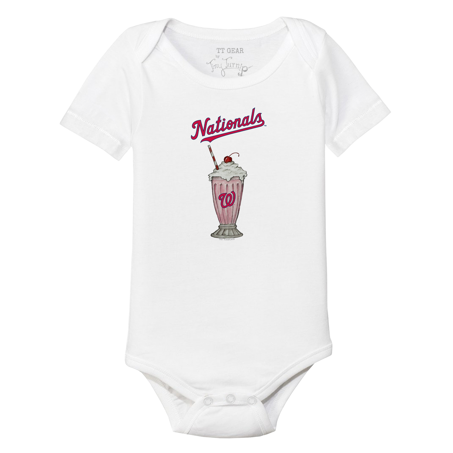 Washington Nationals Milkshake Short Sleeve Snapper