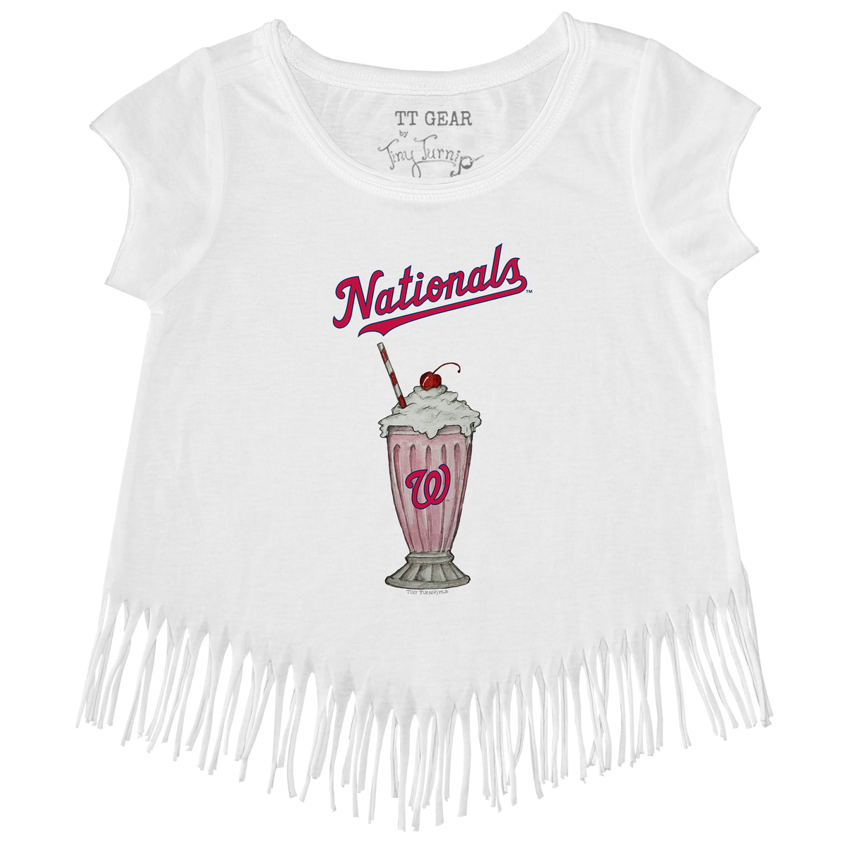 Washington Nationals Milkshake Fringe Tee
