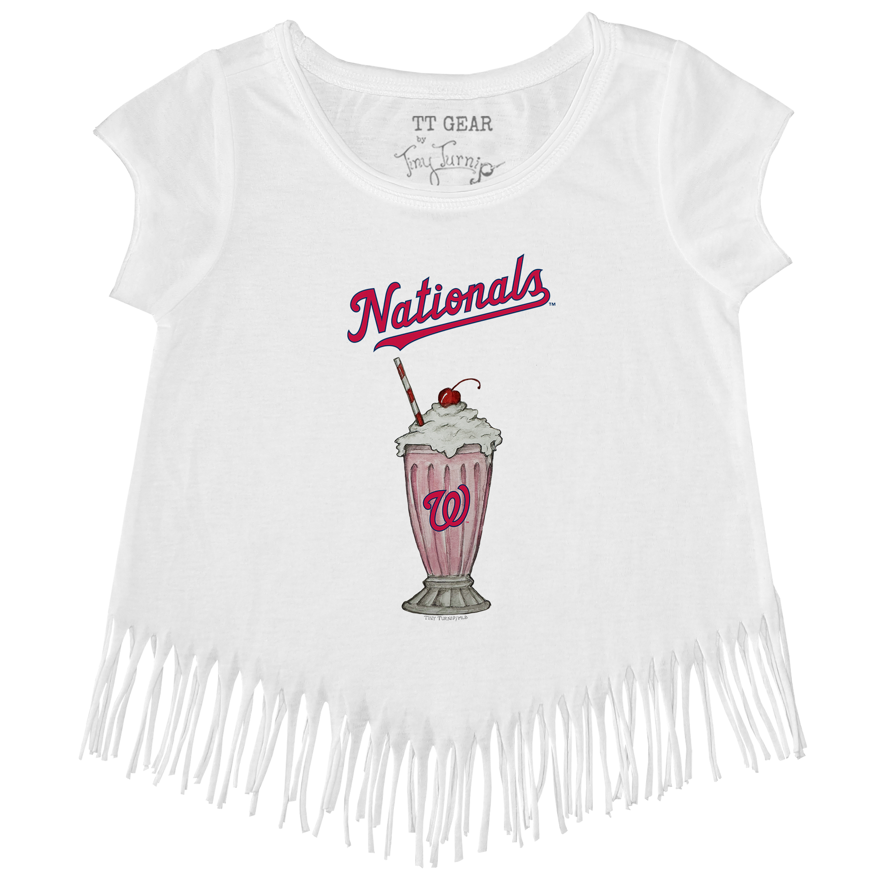 Washington Nationals Milkshake Fringe Tee
