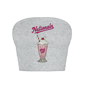 Washington Nationals Milkshake Crop Tube Top