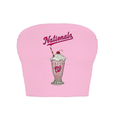 Washington Nationals Milkshake Crop Tube Top