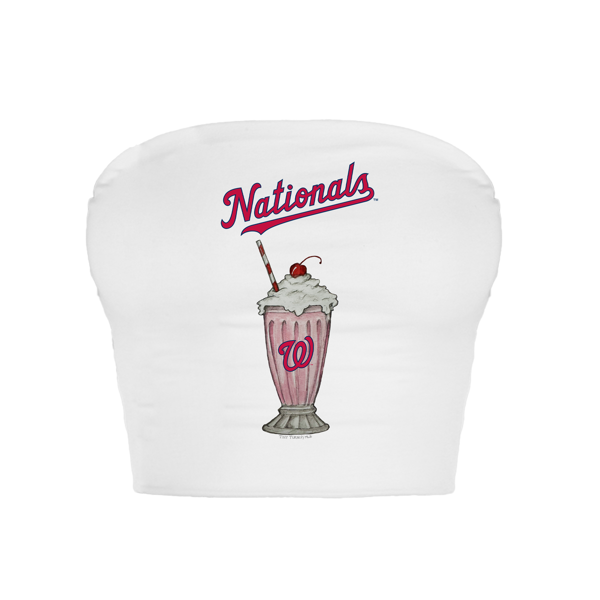 Washington Nationals Milkshake Crop Tube Top