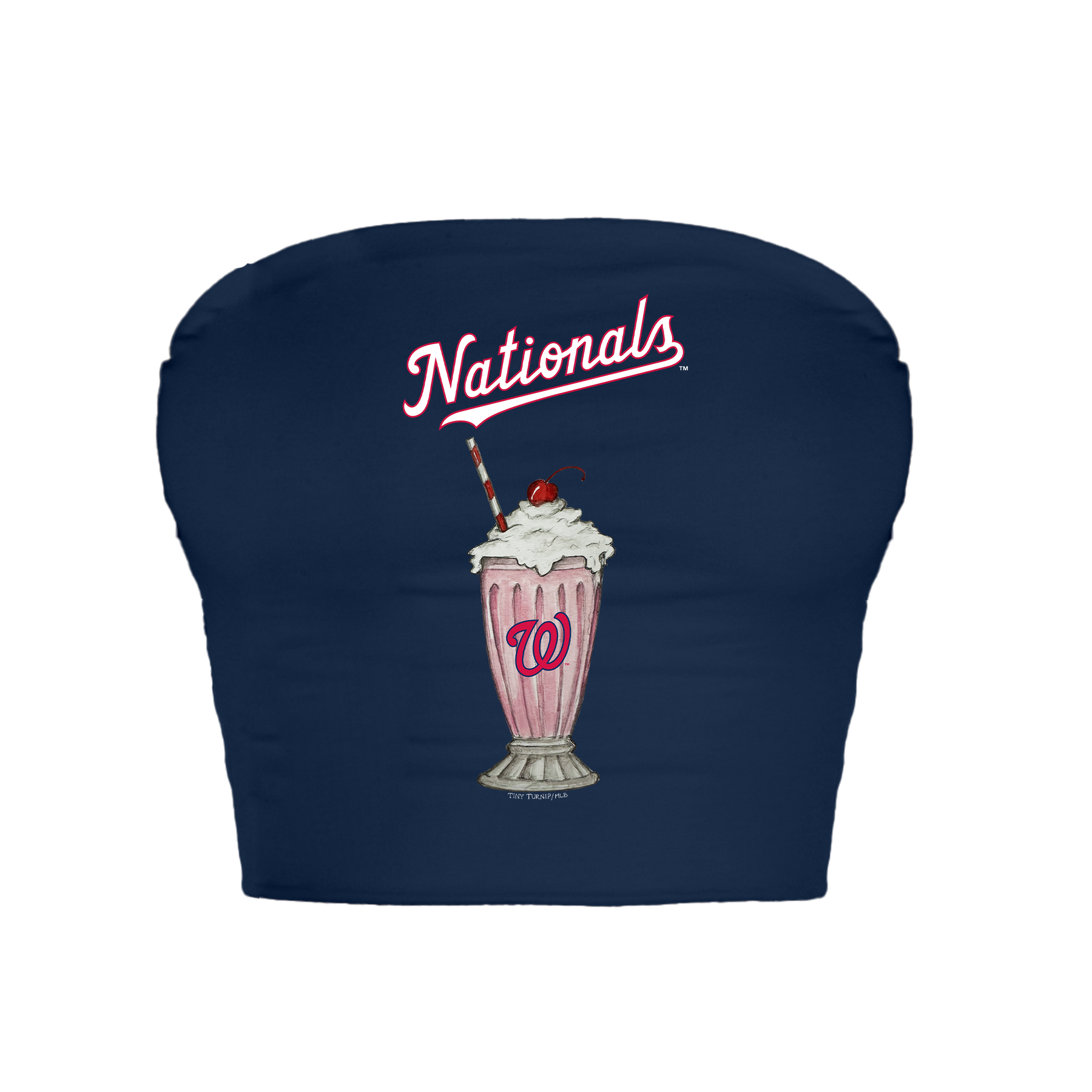 Washington Nationals Milkshake Crop Tube Top