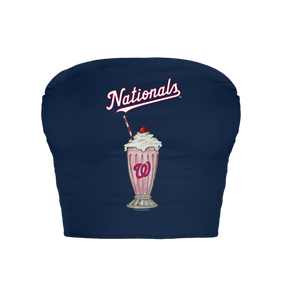 Washington Nationals Milkshake Crop Tube Top