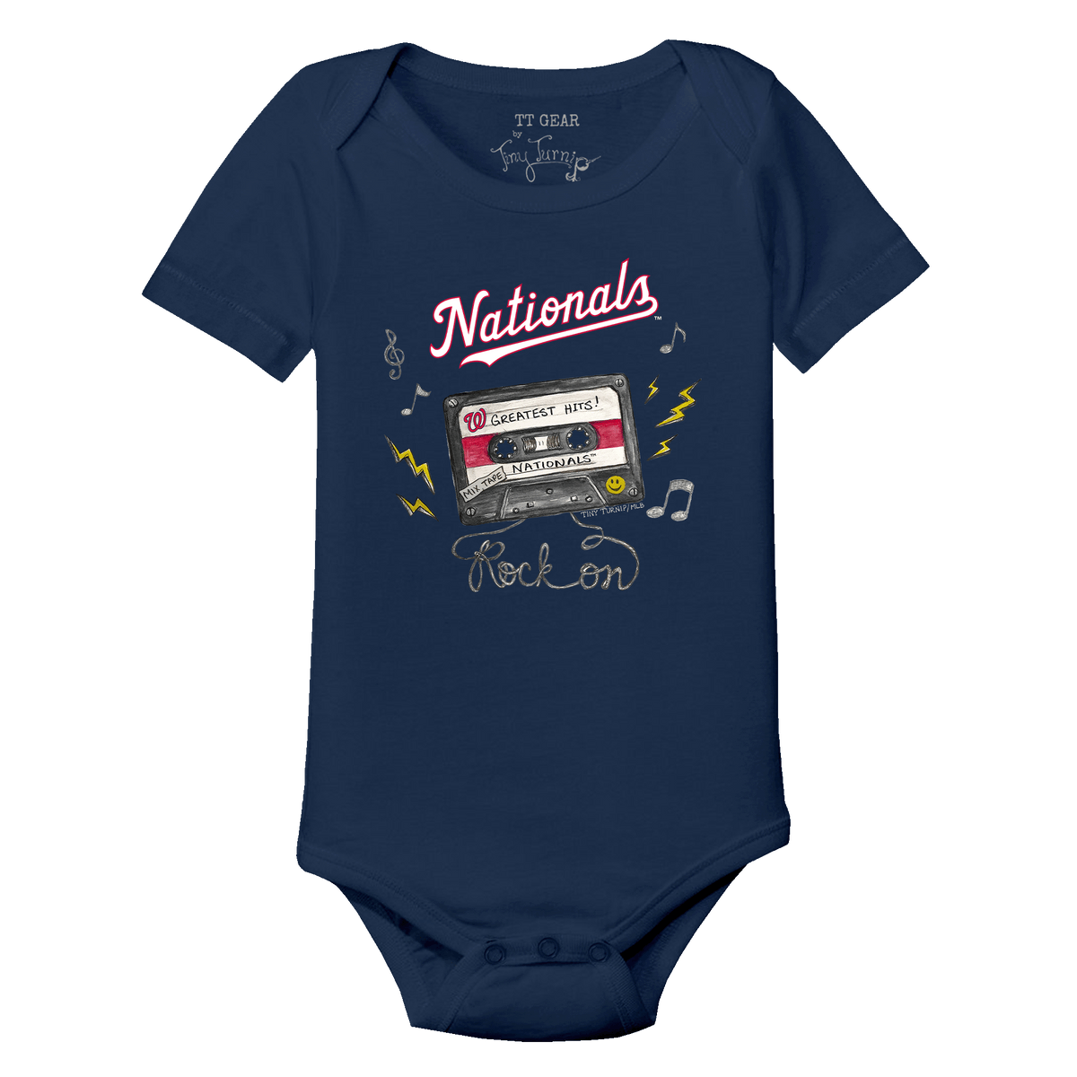 Washington Nationals Mixtape Short Sleeve Snapper