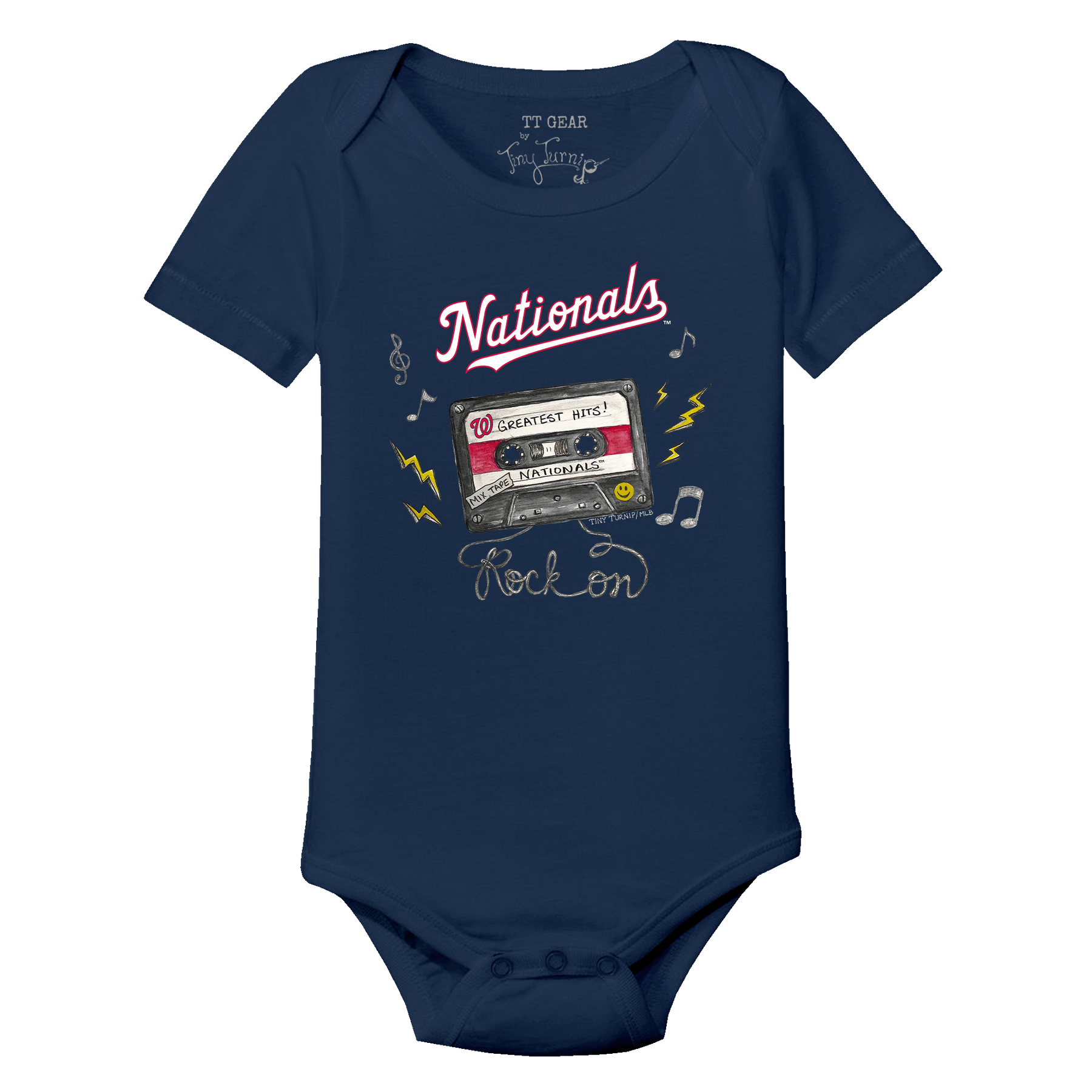 Washington Nationals Mixtape Short Sleeve Snapper