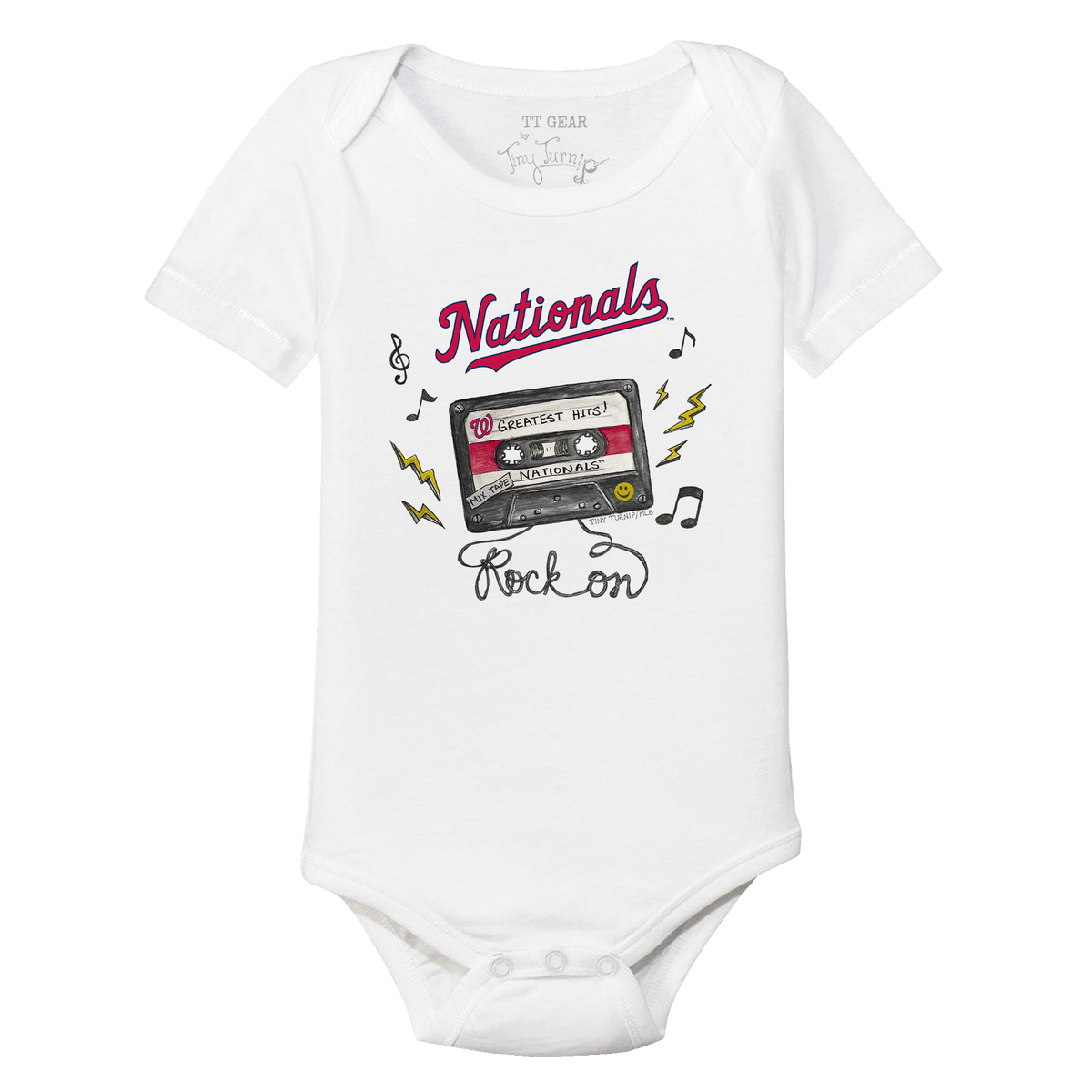 Washington Nationals Mixtape Short Sleeve Snapper