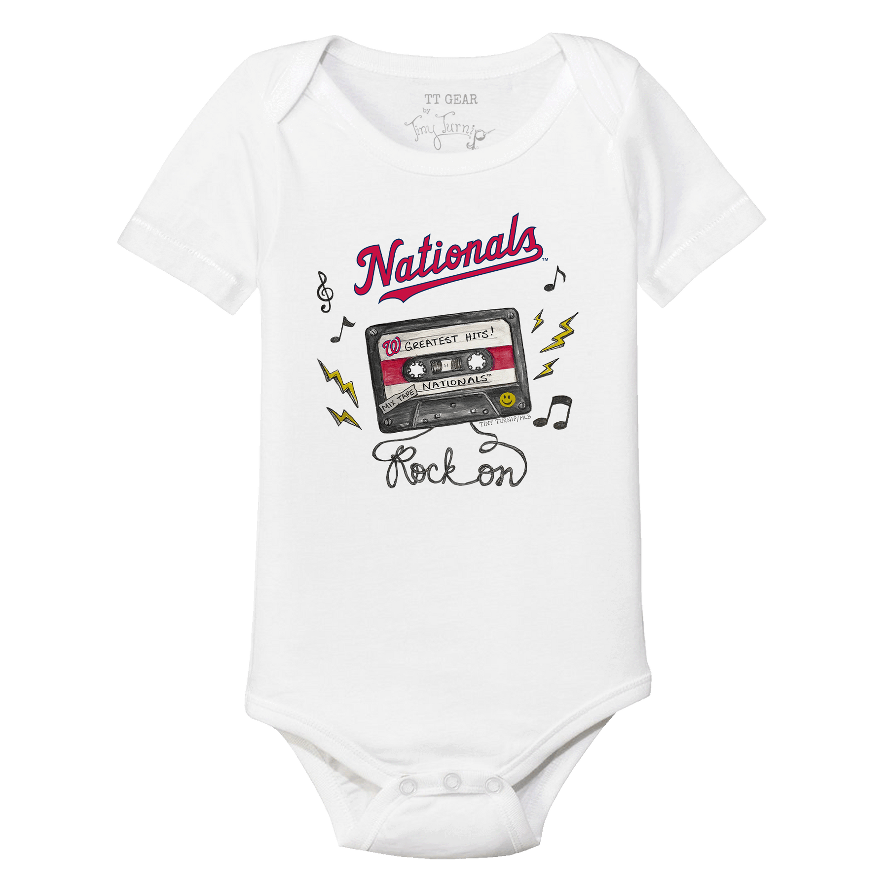 Washington Nationals Mixtape Short Sleeve Snapper
