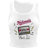Washington Nationals Mixtape Crop Tank