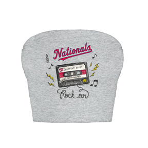 Washington Nationals Mixtape Crop Tube Top