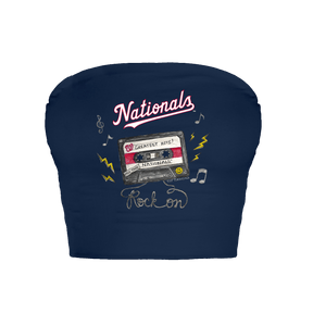 Washington Nationals Mixtape Crop Tube Top