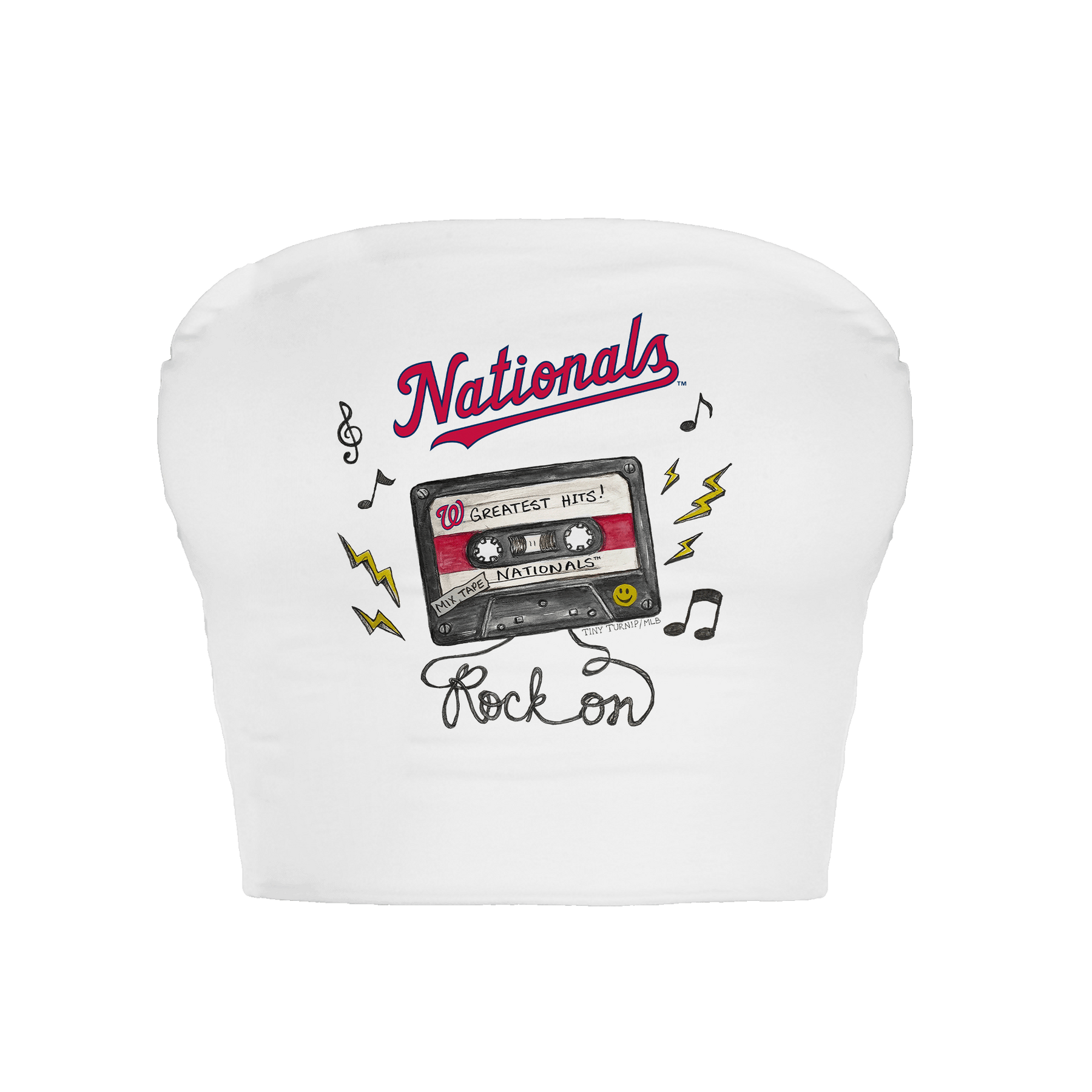 Washington Nationals Mixtape Crop Tube Top