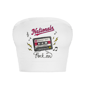 Washington Nationals Mixtape Crop Tube Top