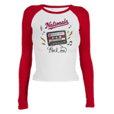 Washington Nationals Mixtape Roxy Raglan Long Sleeve
