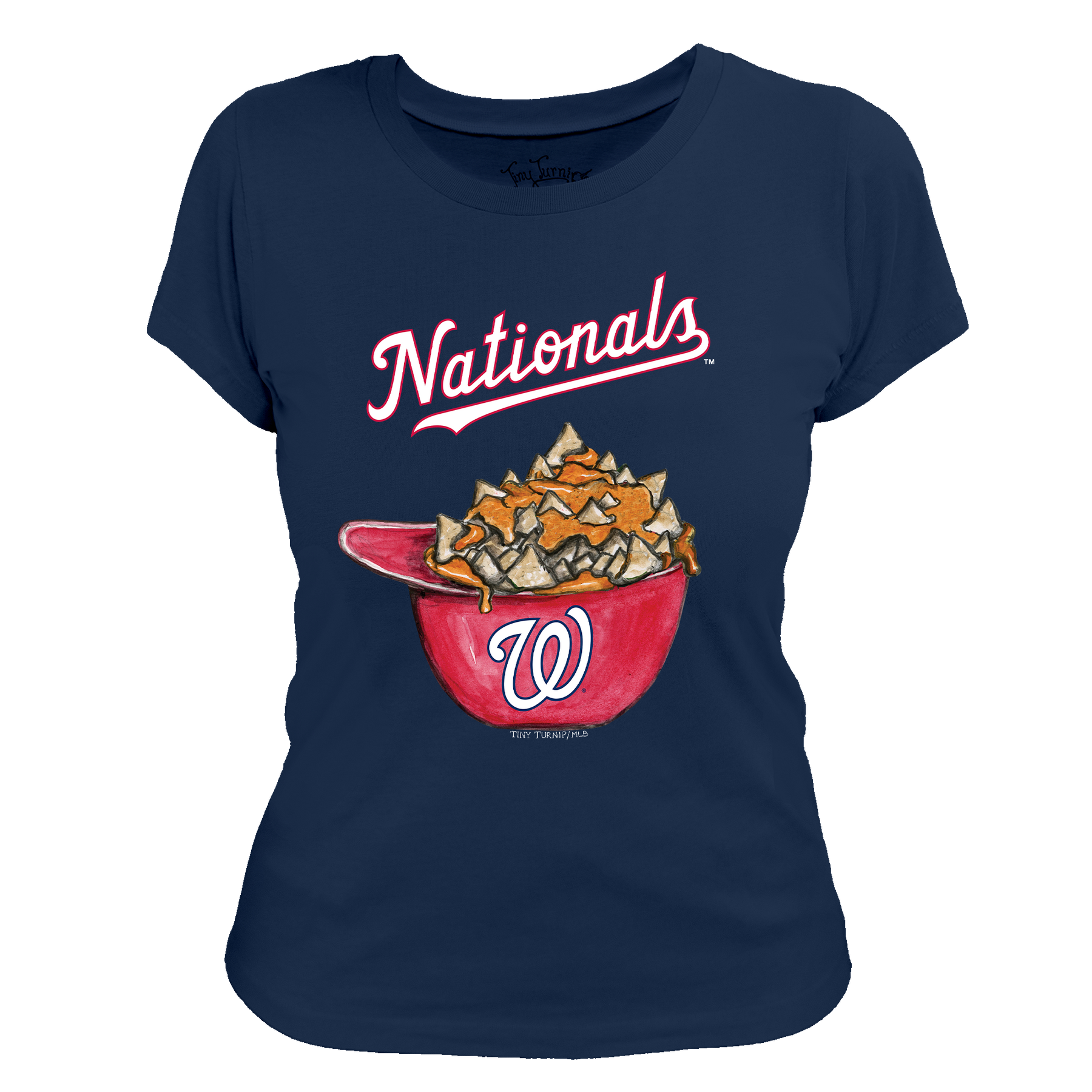 Washington Nationals Nacho Helmet Tee Shirt - Tiny Turnip