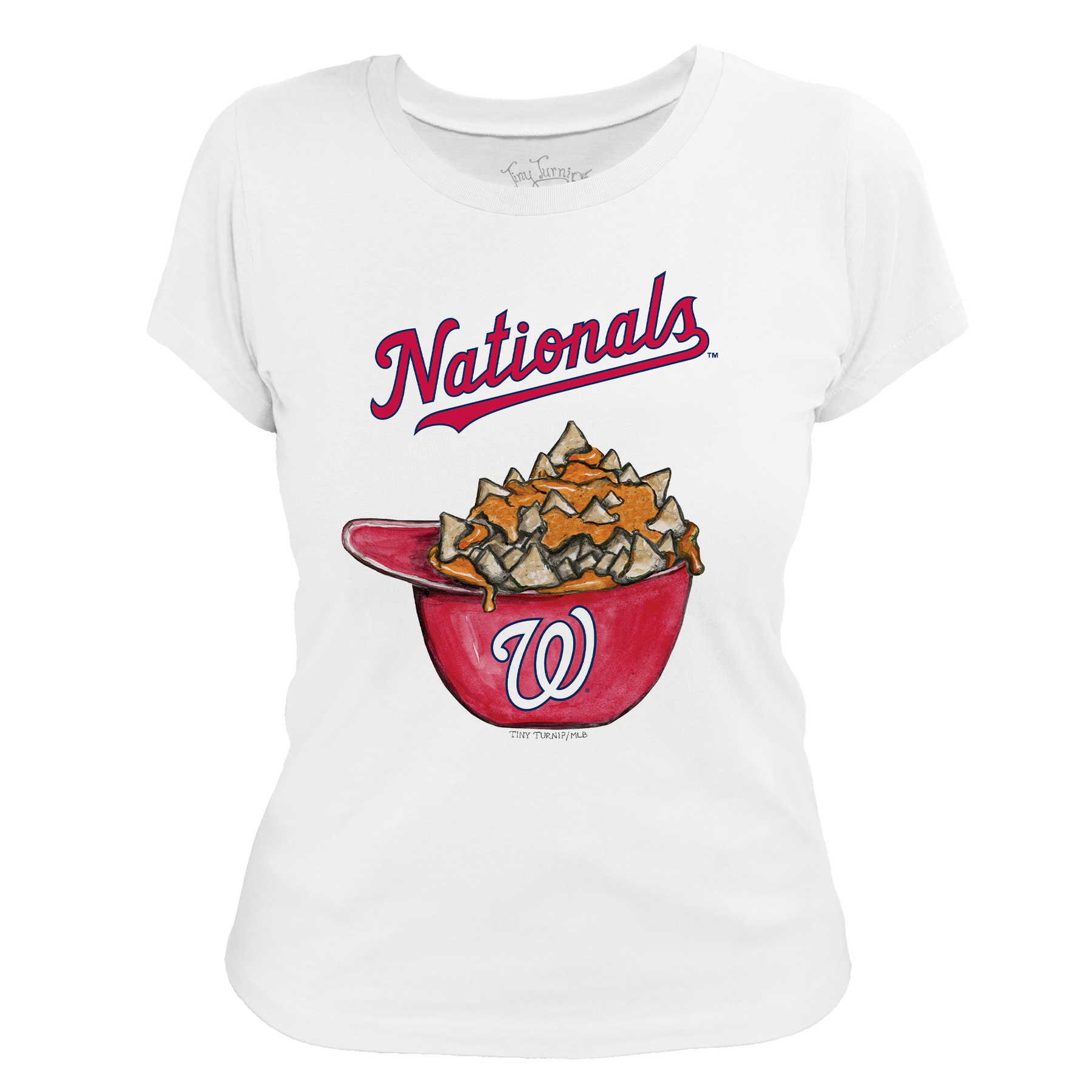 Washington Nationals Nacho Helmet Tee Shirt - Tiny Turnip
