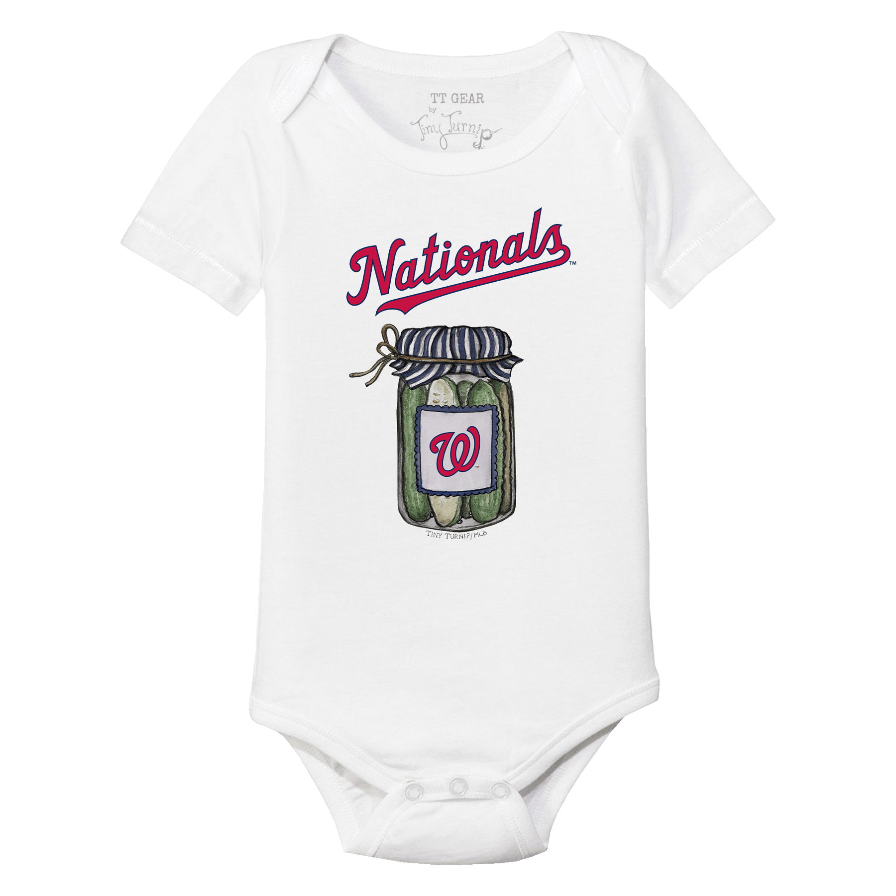Washington Nationals Pickle Jar Short Sleeve Snapper